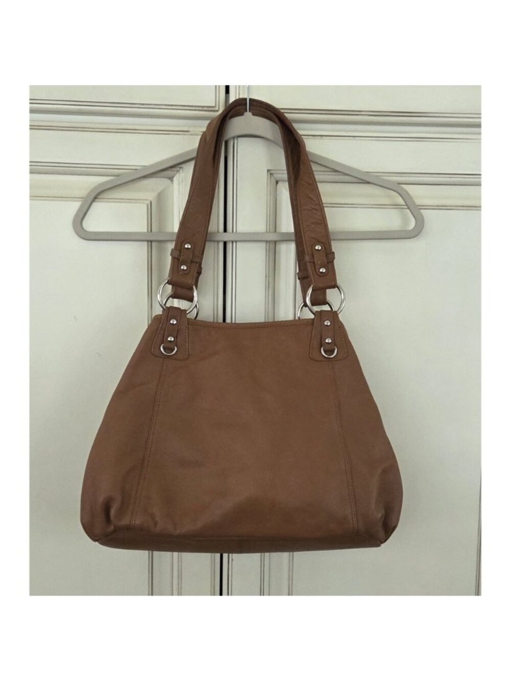 Great American‎ Leather Works Shoulder Bag Caramel Hobo Purse